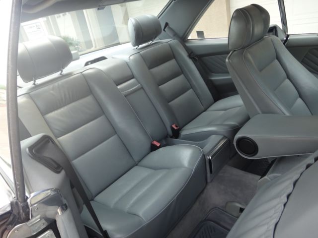 1989 Black Mercedes-Benz 500-Series Coupe