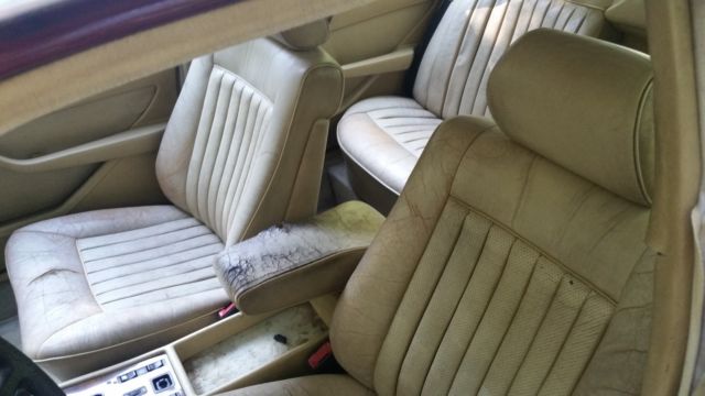 1982 Burgundy Mercedes-Benz 300-Series Sedan