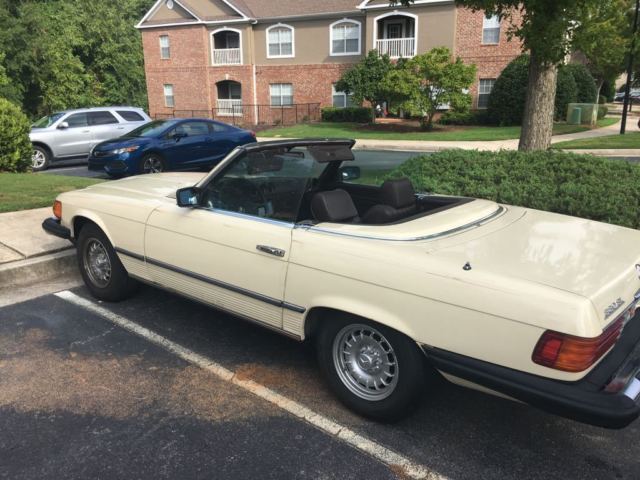 1981 Cream Mercedes-Benz 300-Series Convertible