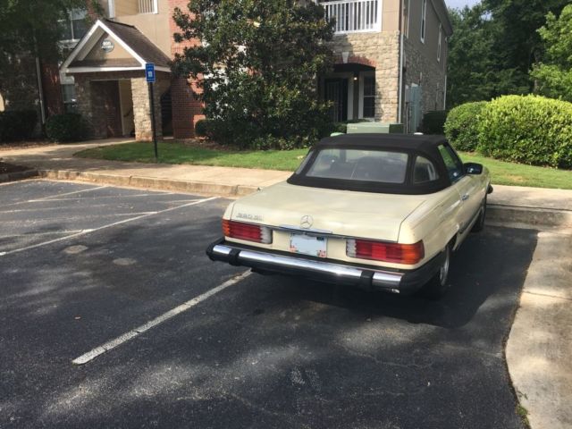 1981 Cream Mercedes-Benz 300-Series Convertible