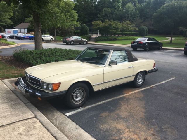 1981 Cream Mercedes-Benz 300-Series Convertible