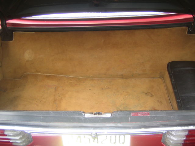 1988 Red Mercedes-Benz SL-Class Convertible