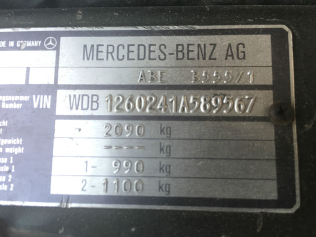 1980 Black Mercedes-Benz 300-Series