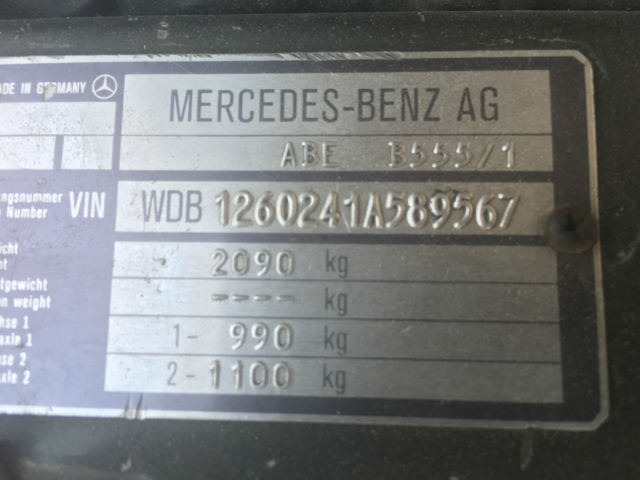 1980 Black Mercedes-Benz 300-Series