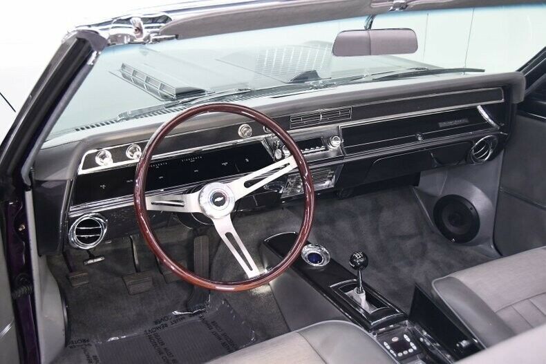 1966 Purple Chevrolet Chevelle Convertible