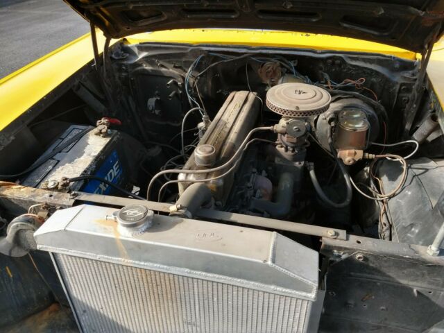 1957 Yellow Chevrolet Bel Air/150/210 Sedan