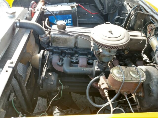 1957 Yellow Chevrolet Bel Air/150/210 Sedan