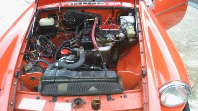 1978 Red MG MGB Convertible