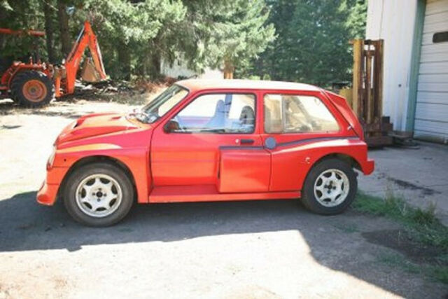 1987 red MG 6R4
