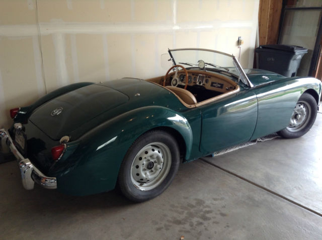 1958 Green MG MGA Convertible