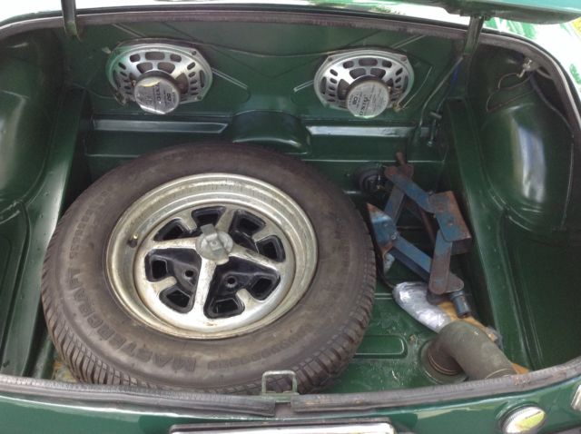 1976 Green MG MGB Convertible