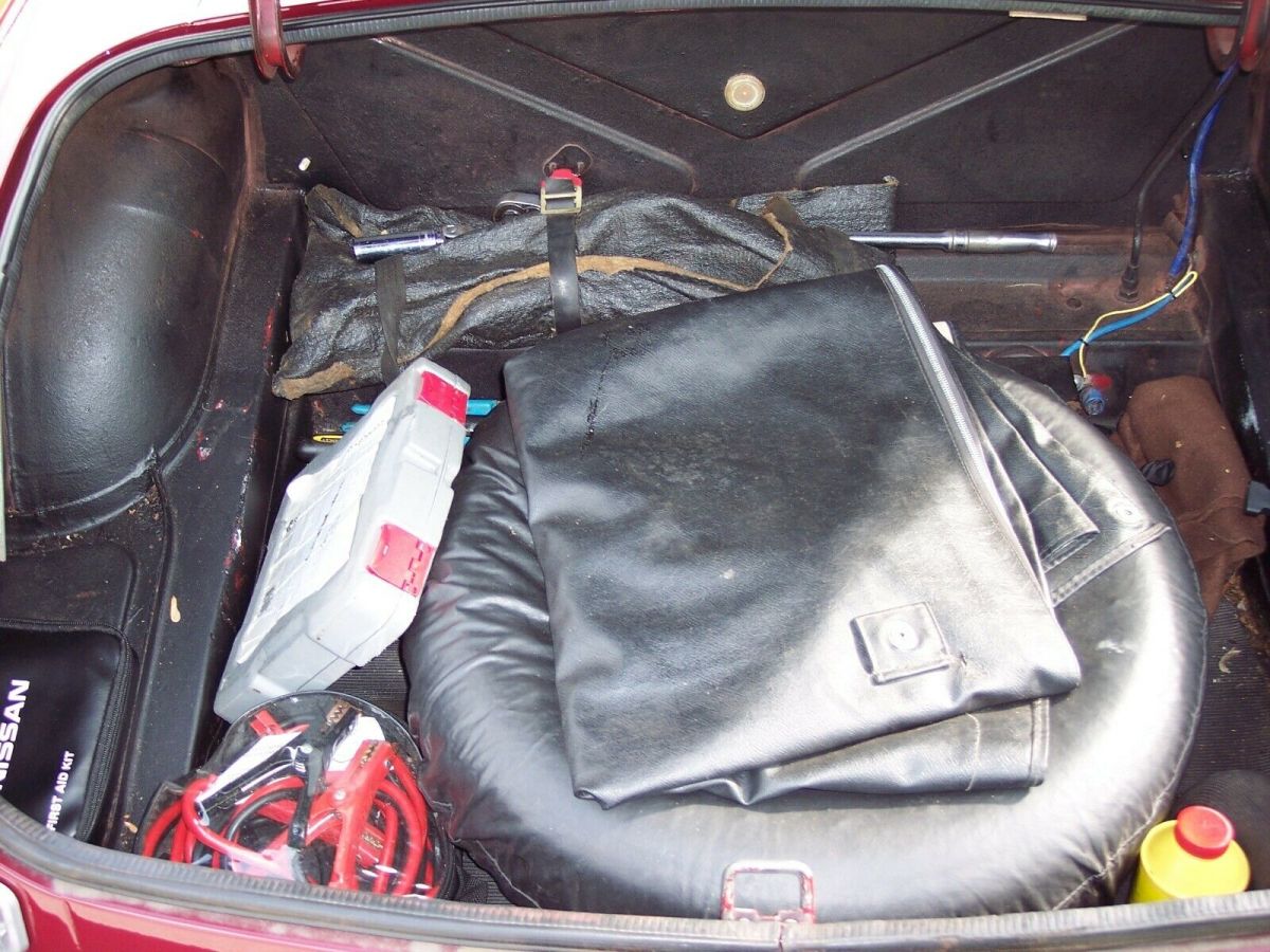 1979 Burgundy MG MGB Convertible