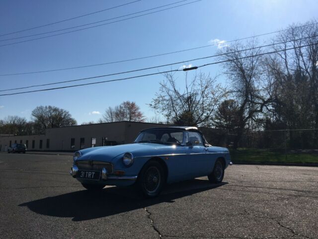 1969 Blue MG MGB Convertible