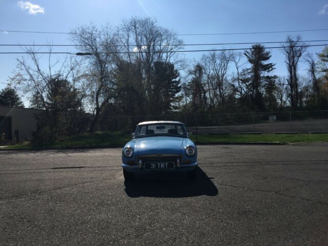 1969 Blue MG MGB Convertible