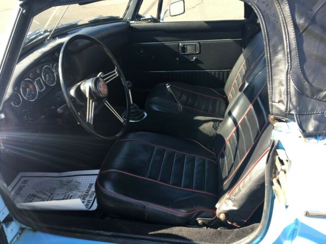 1969 Blue MG MGB Convertible