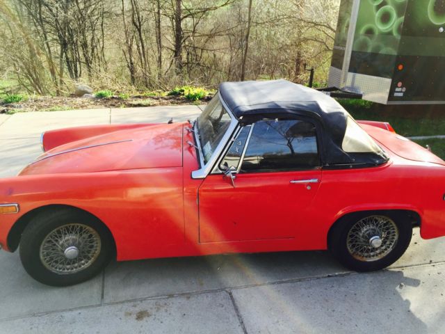 1976 Green MG MGB Convertible