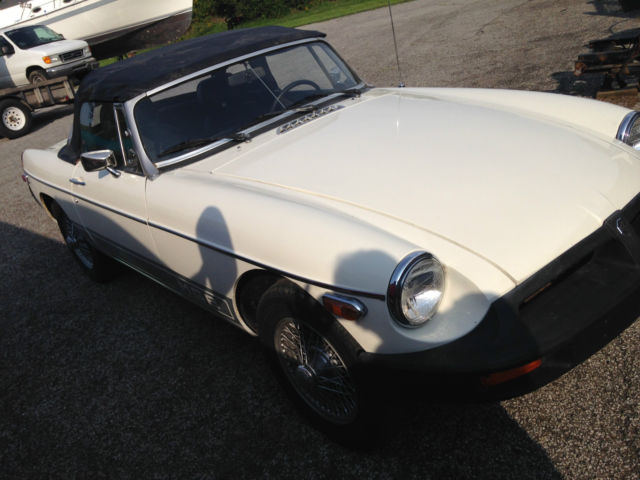1979 WHITE MG MGB Convertible