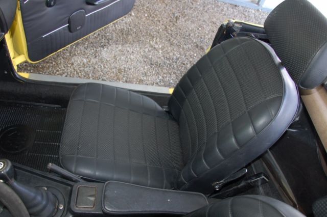 1976 Yellow MG MGB Convertible