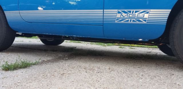 1980 Blue MG MGB Convertible