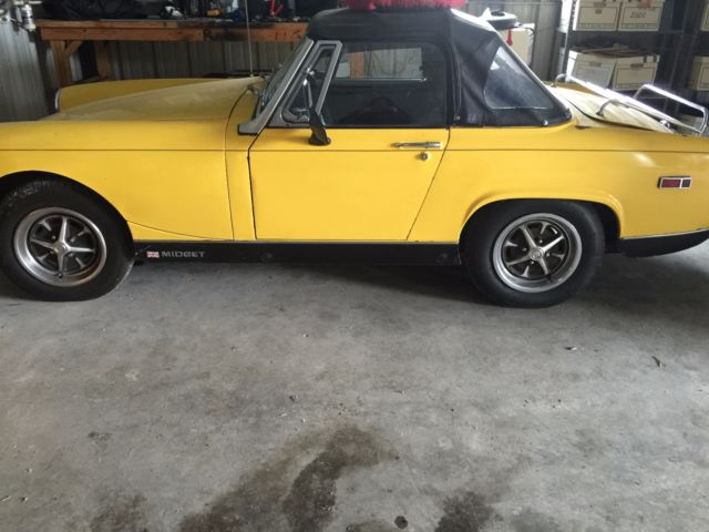 1977 Red MG Midget Convertible