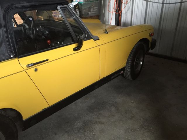 1977 Red MG Midget Convertible