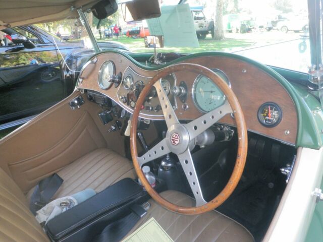 1948 green/ cream MG T-Series roaster