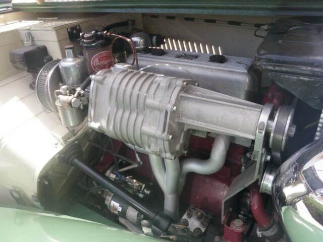 1948 green/ cream MG T-Series roaster