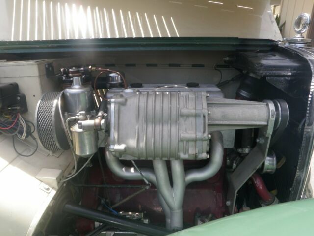 1948 green/ cream MG T-Series roaster