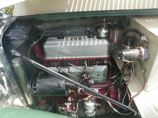 1948 green/ cream MG T-Series roaster
