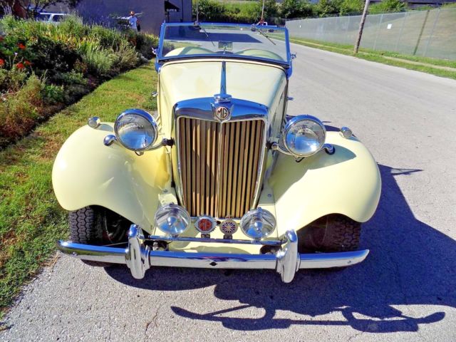 1952 Primrose MG T-Series Convertible