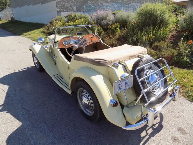 1952 Primrose MG T-Series Convertible