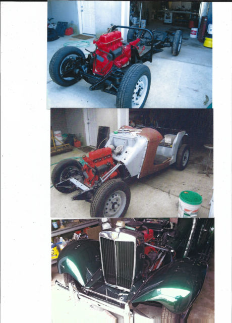 1953 Racing Green MG T-Series