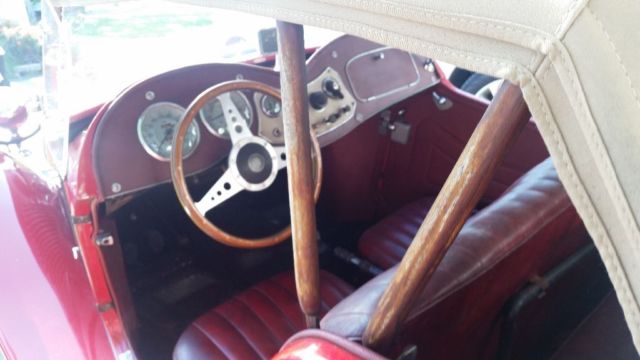 1953 Red MG T-Series Convertible