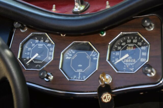 1954 Red MG T-Series Convertible