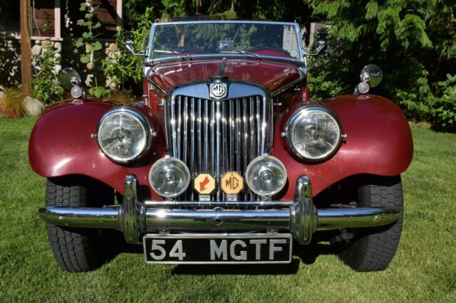 1954 Red MG T-Series Convertible