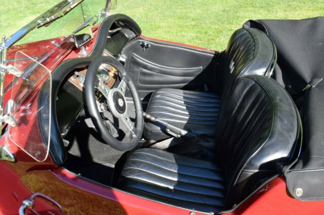 1954 Red MG T-Series Convertible