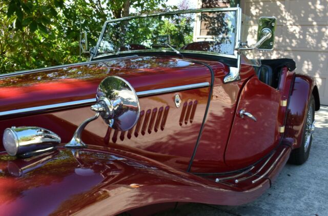 1954 Red MG T-Series Convertible