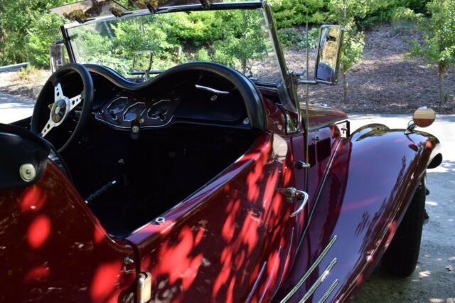 1954 Red MG T-Series Convertible