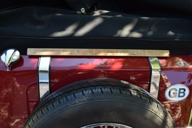 1954 Red MG T-Series Convertible