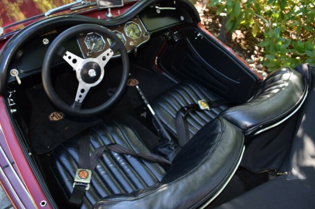 1954 Red MG T-Series Convertible