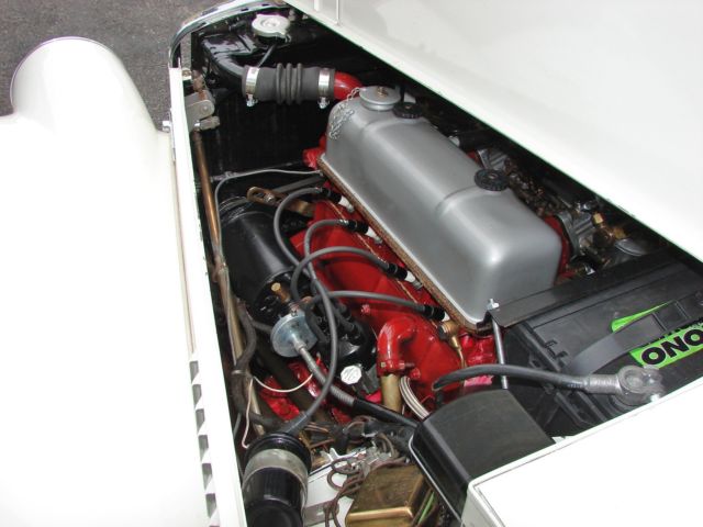 1955 White MG T-Series Convertible