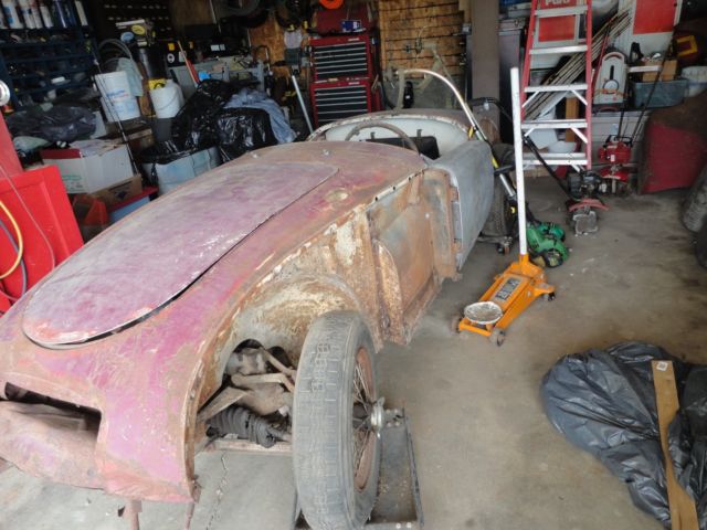 1959 Red MG MGA Convertible