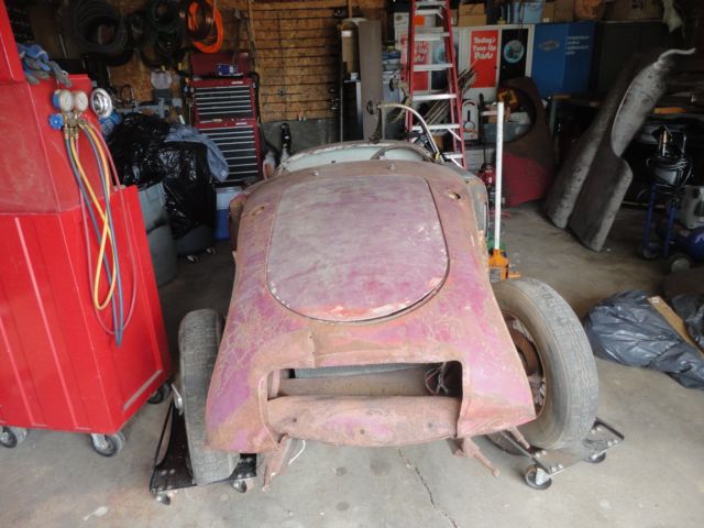 1959 Red MG MGA Convertible