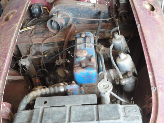 1959 Red MG MGA Convertible