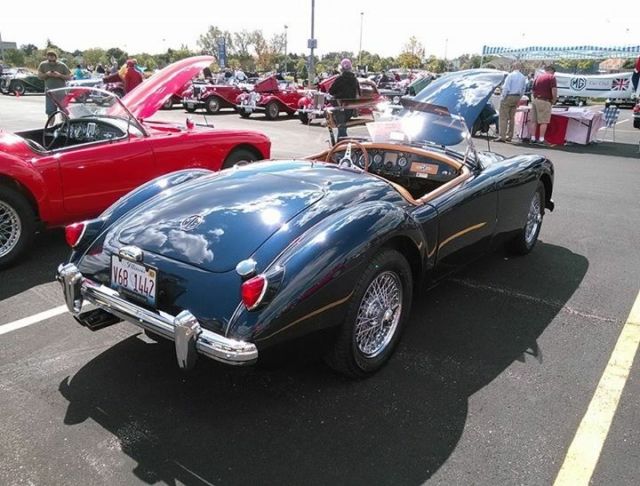 1957 Blue MG MGA Convertible