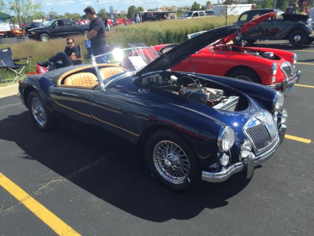 1957 Blue MG MGA Convertible
