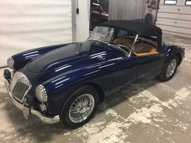 1957 Blue MG MGA Convertible
