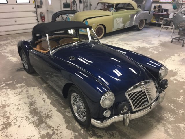 1957 Blue MG MGA Convertible