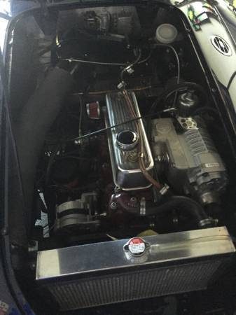 1957 Blue MG MGA Convertible