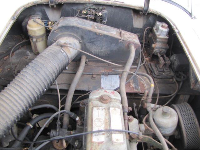 1962 old english white MG MGA